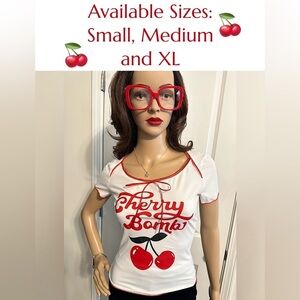 🌟HOST PICK🌟NIP-Cherry 🍒 Bomb Short Sleeve Tee